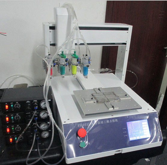 Multi Color Automatic Glue Dispenser , Robotic Dispensing Systems For Fluid