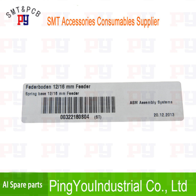 00322180S04 SMT Machine Parts 12 / 16 Mm Feeder Spring Base ASM Assembly Systems