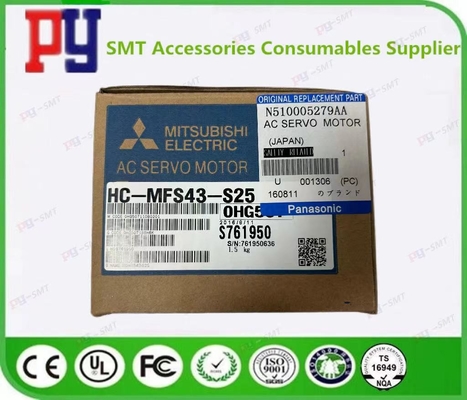 N510005279AA KXF0CWNAA00 PANASONIC AC SERVO MOTOR HC-MFS43-S25 For Pick And Place Machine