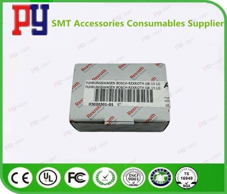 SMT Spare Part ASM Part 03020301-01 GUIDE TROLLEY BOSCH-REXROTH SIZE 15 LG