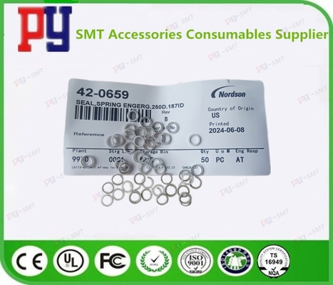 Asymtek 6655427/42-0659/7200826/725111 Asymtek DV-8000 Parts, SEAL, SPRING ENGERG .250D.187ID SMT Machine Spare Parts