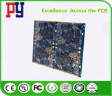 Blue 8 Layer Double Sided PCB Board 1.6MM Immersion Gold 0.25mm Hole ENIG Surface