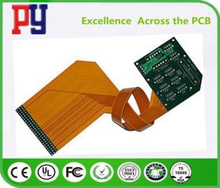 Double Sided Rigid Flex PCB Immersion Gold 3/3 MIL Line Width / Spacing High Performance