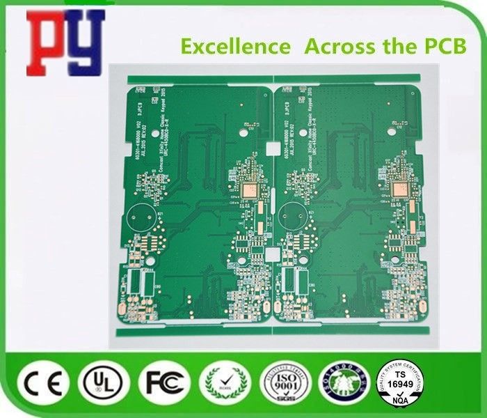 Green Solder Mask Prototype Printed Circuit Board , Pcb Circuit Board