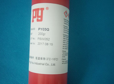 Red Plastic SMT Solder Paste 120-150 Degree UV Adhesive Glue For Posts 200G