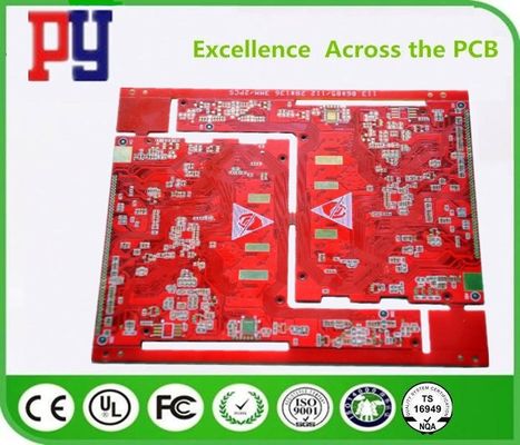 Audio Fr4 1.0mm Red PCB Automobile Power Amplifier Circuit Board